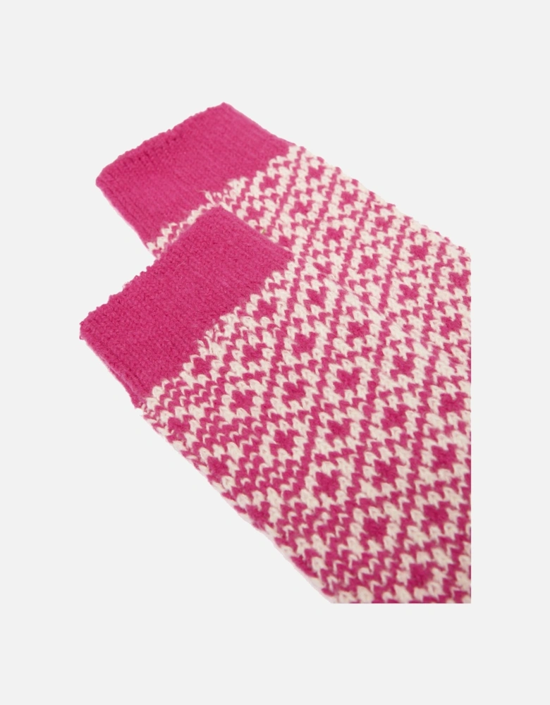 Womens Toasty Geometric Socks