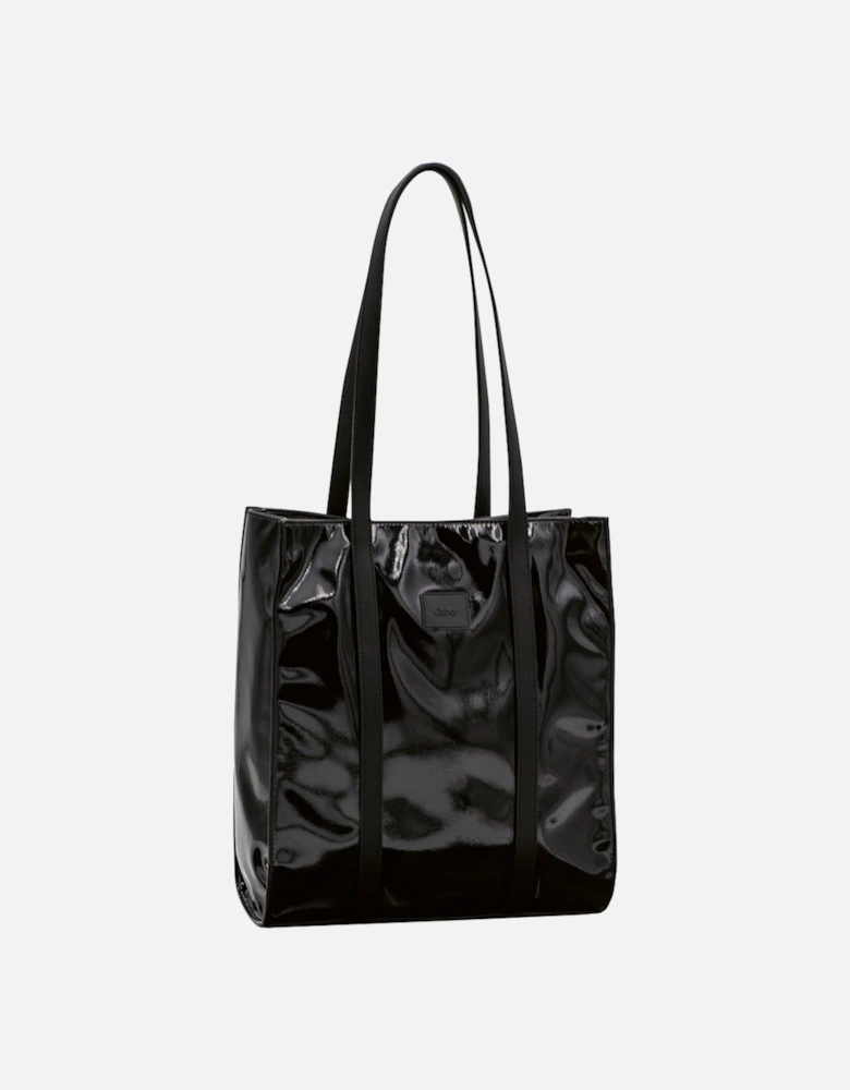 Elfie Patent Womens Tote Bag