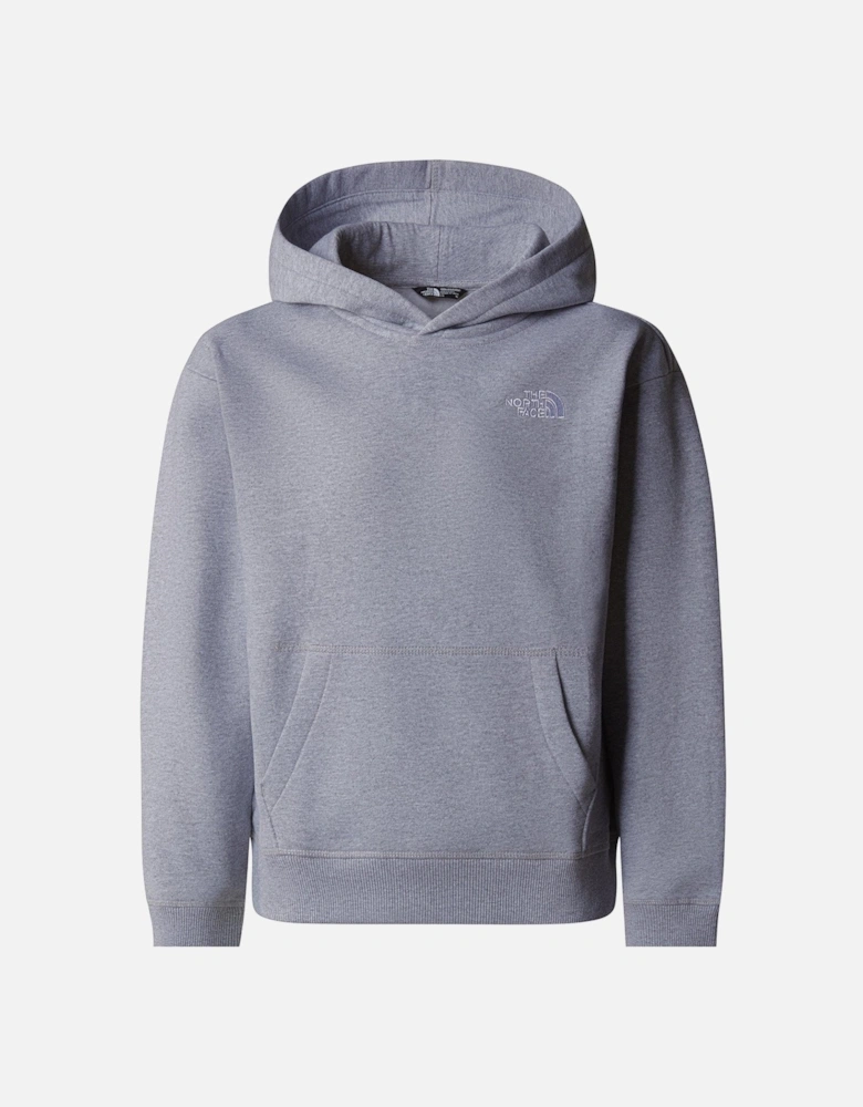 Juniors Essential Oversized Hoodie - Grey