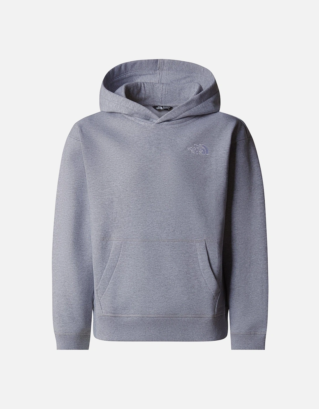 Juniors Essential Oversized Hoodie - Grey, 4 of 3