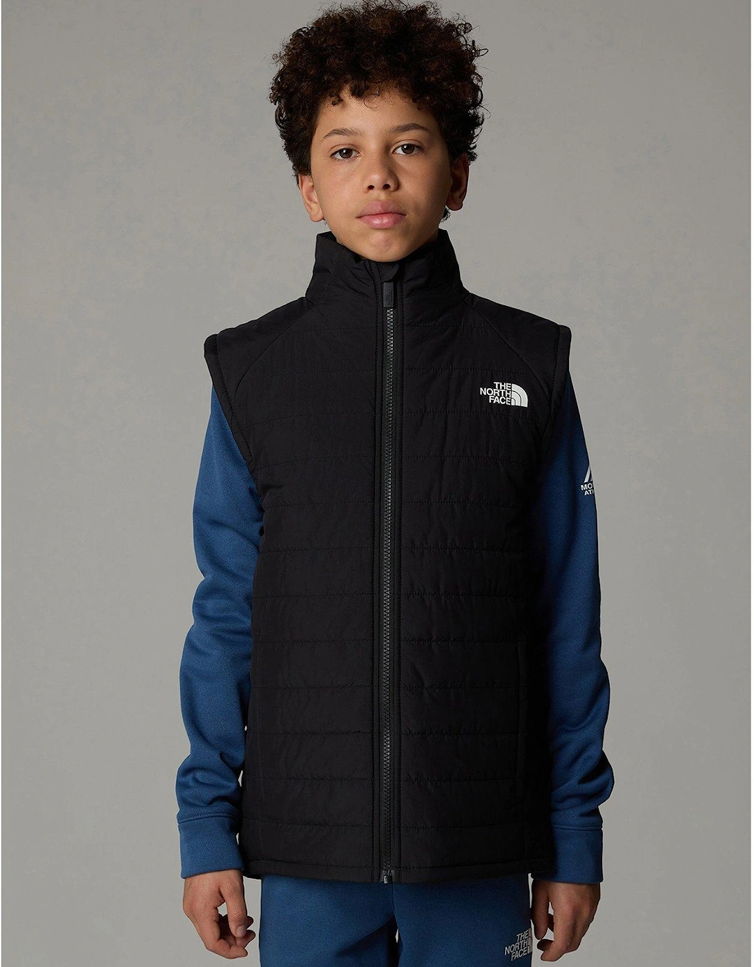 Junior Boys Never Stop Synthetic Vest - Black, 5 of 4