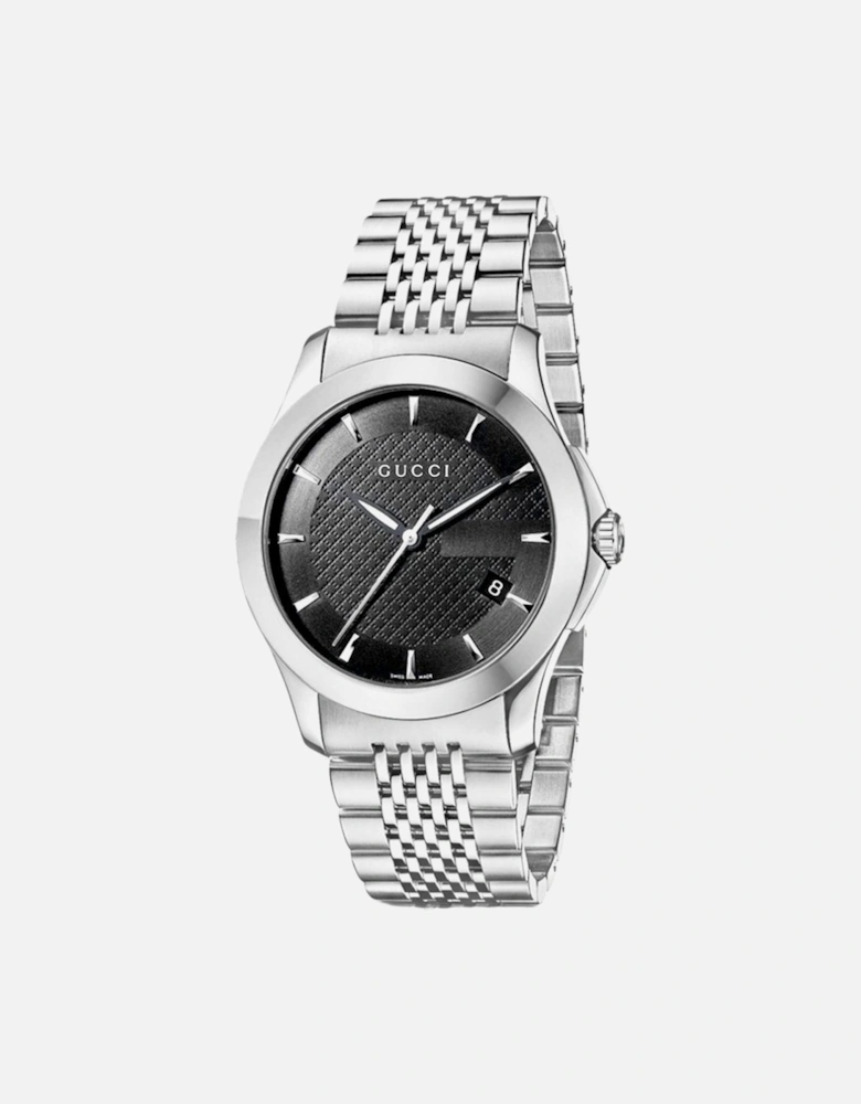 YA126402 G-Timeless Black Dial Men's Watch