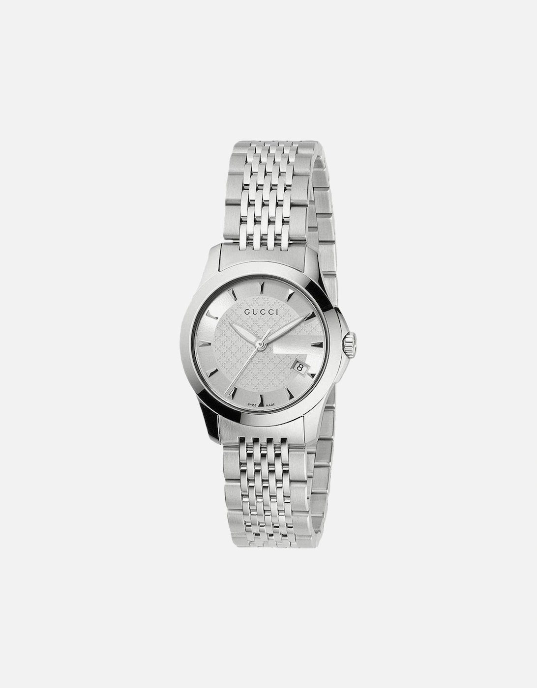 Gucci Women's Gucci YA126501 G-Timeless Silver Dial Ladies Watch