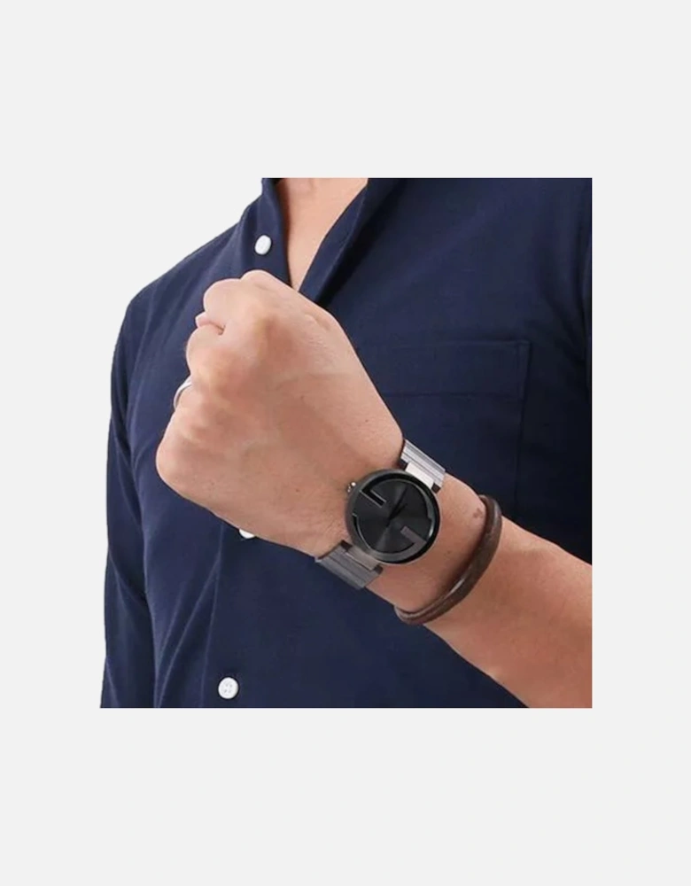 YA133210 Interlocking Grey Dial Men's Watch