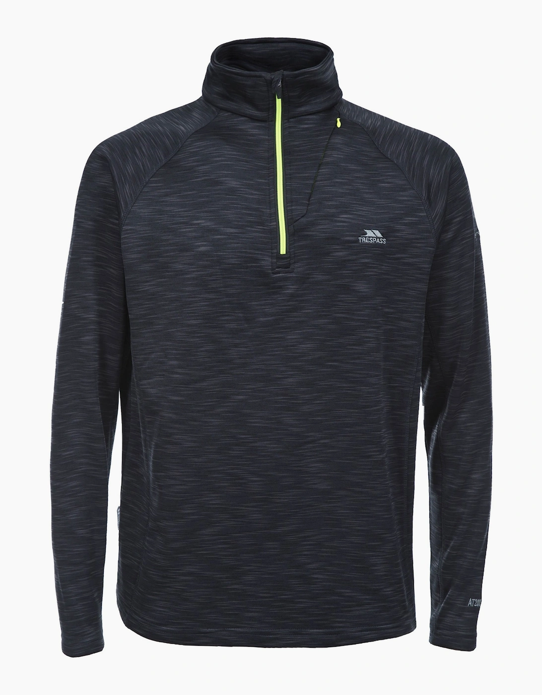 Trespass Men's Black Collins Half Zip Fleece Top  Xl
