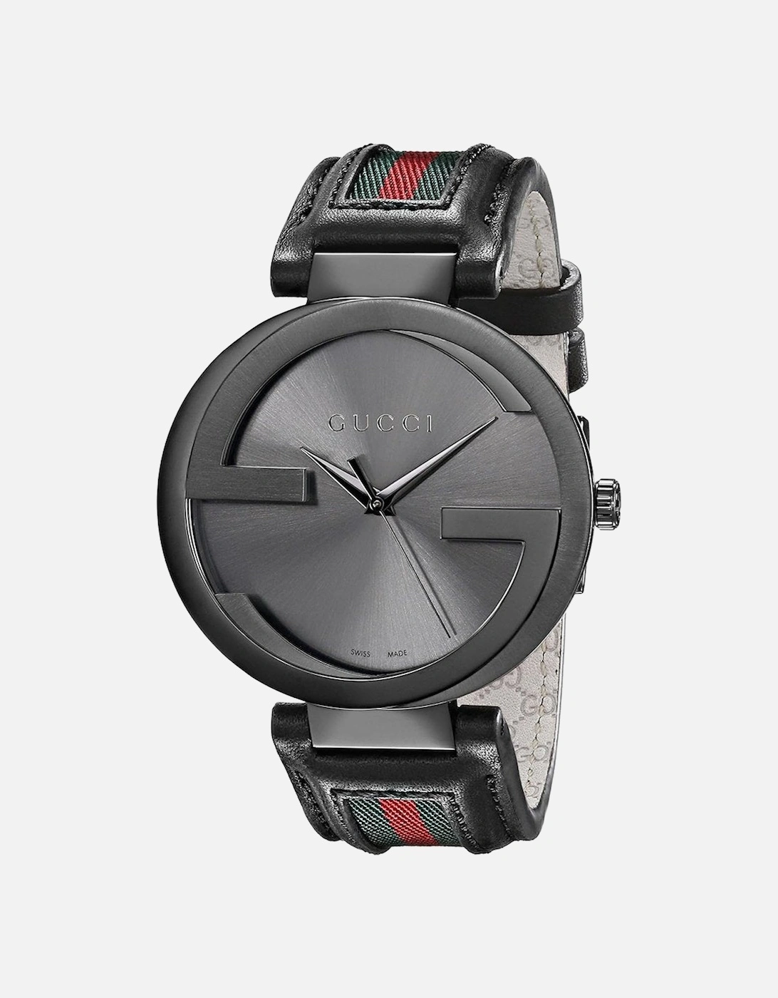 YA133206 Interlocking 42mm Red and Green Pattern Strap Unisex Watch, 7 of 6