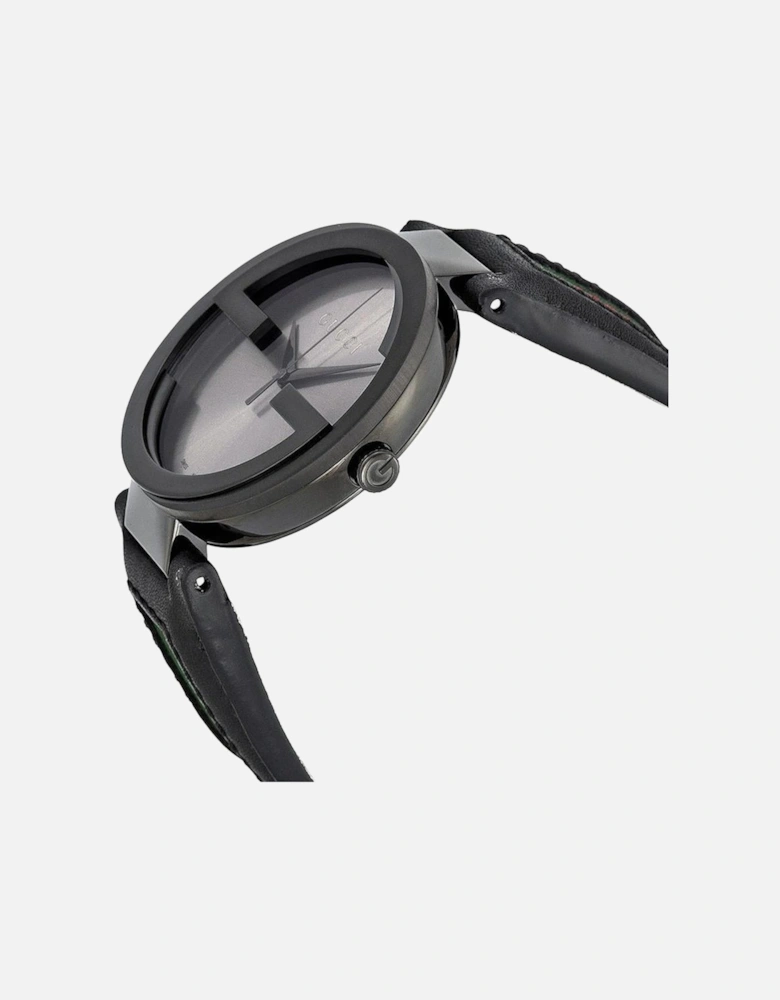 YA133206 Interlocking 42mm Red and Green Pattern Strap Unisex Watch