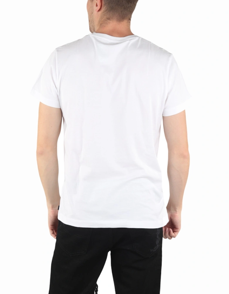 Mens T DIEGO XA T-Shirt Short Sleeve Soft Crew Neck Tee Casual White Tops