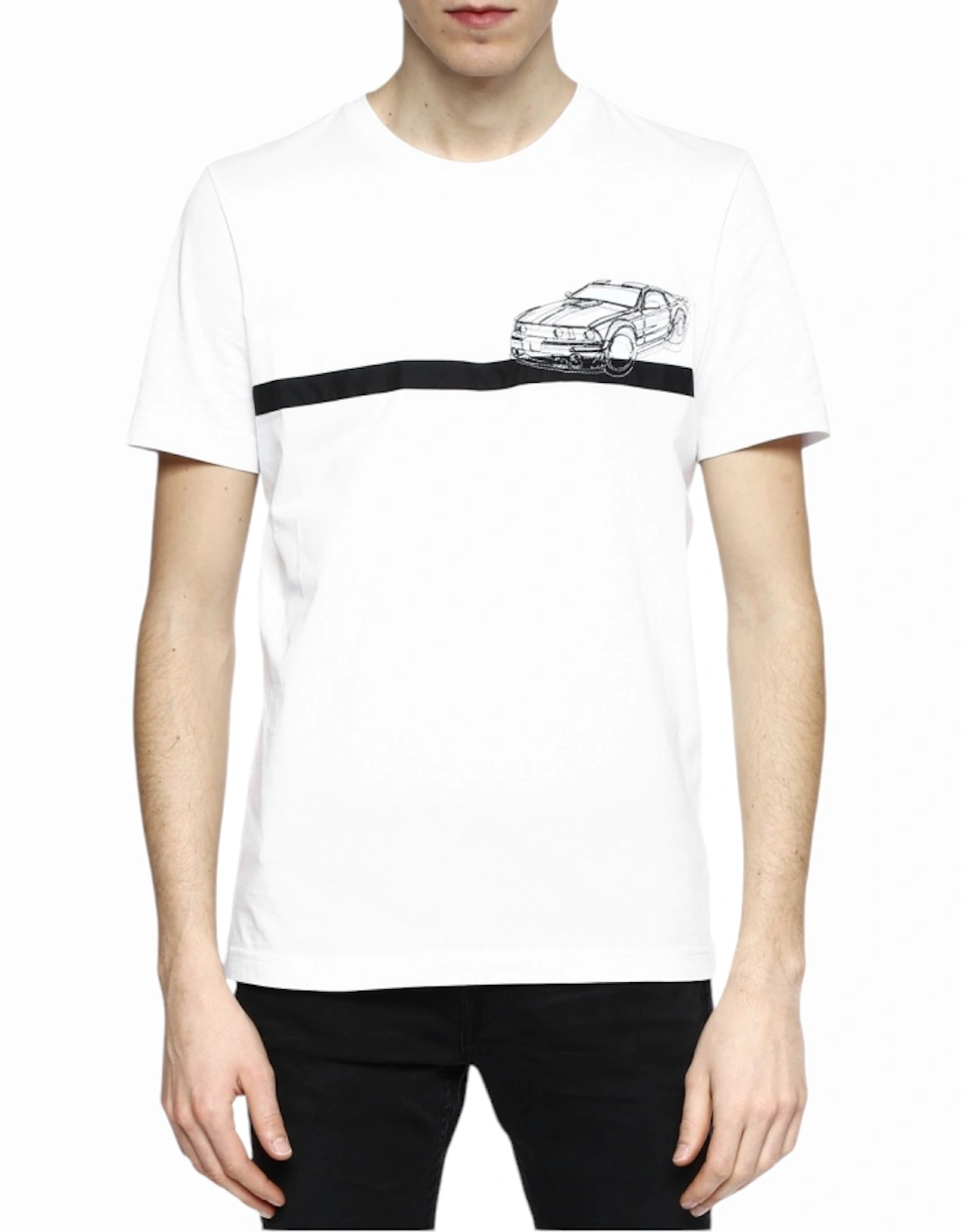BLACK GOLD TY STRIPESCAR Mens T-Shirt, 8 of 7
