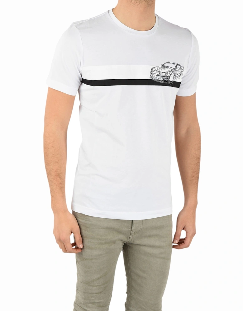BLACK GOLD TY STRIPESCAR Mens T-Shirt
