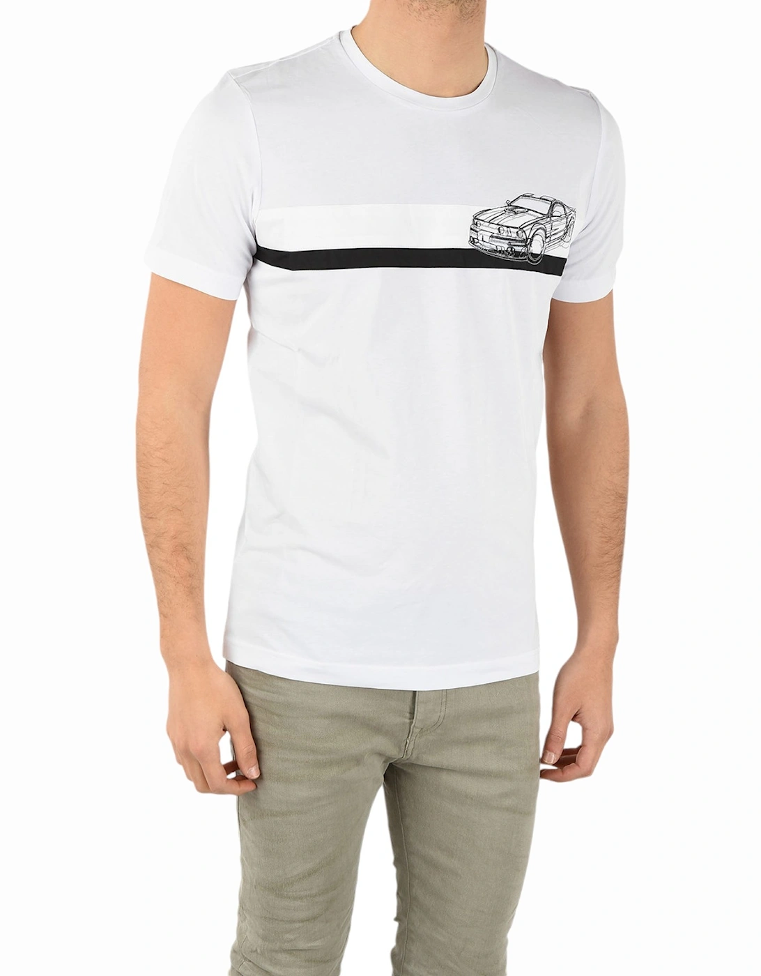 BLACK GOLD TY STRIPESCAR Mens T-Shirt