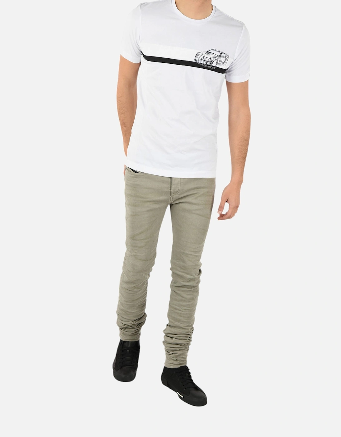 BLACK GOLD TY STRIPESCAR Mens T-Shirt