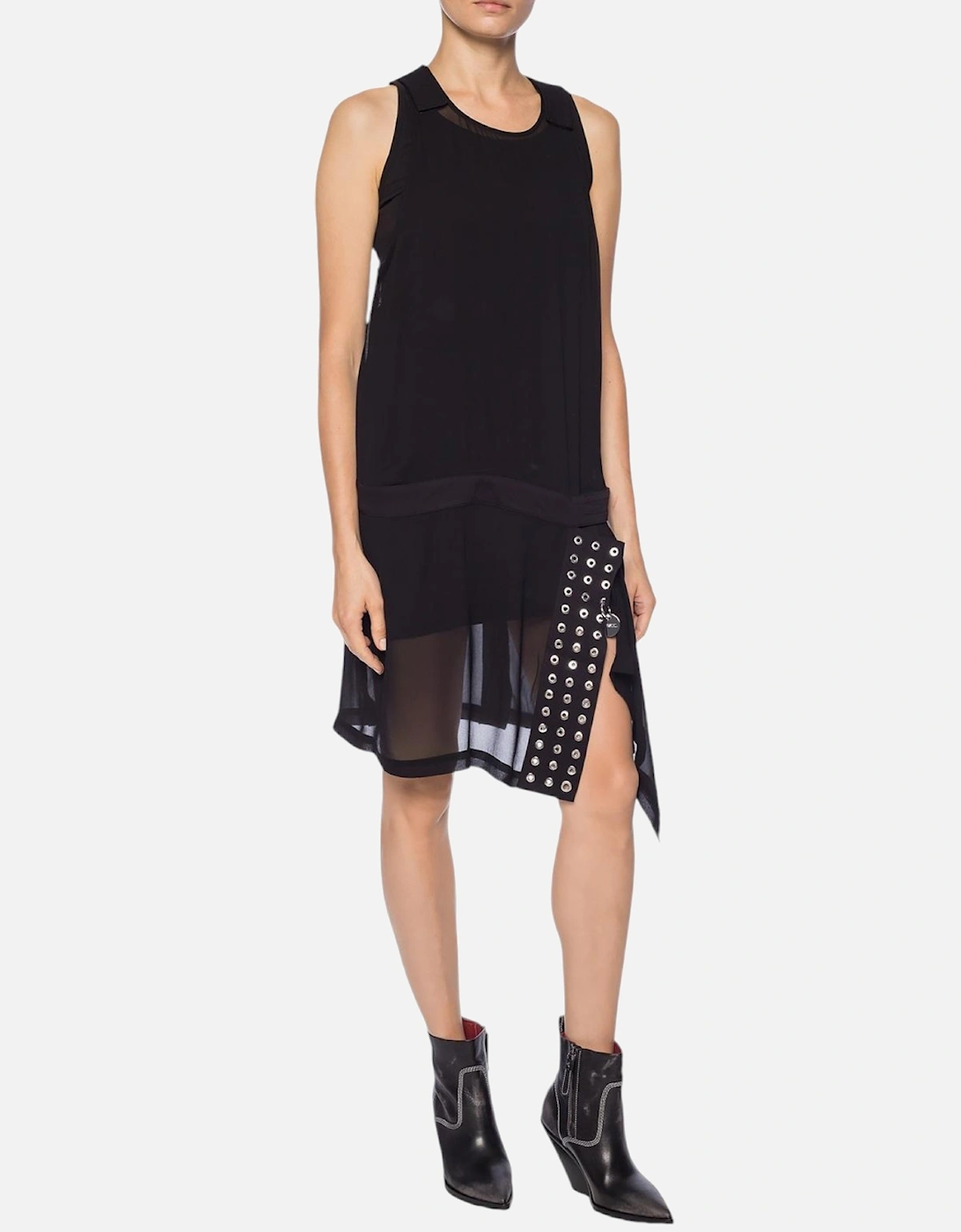 D LENYNE 0LASF Womens Short Dress Black