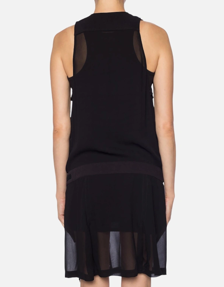 D LENYNE 0LASF Womens Short Dress Black