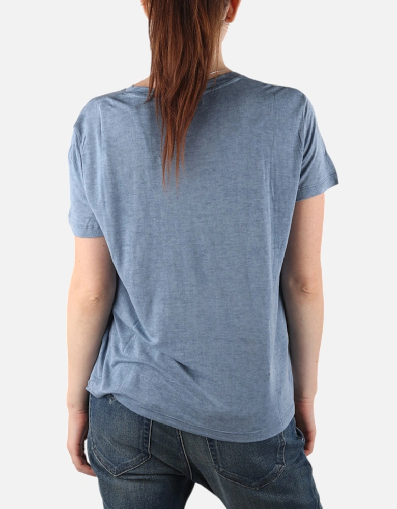 T MORIPLAQUE Womens T-Shirt Crew Neck