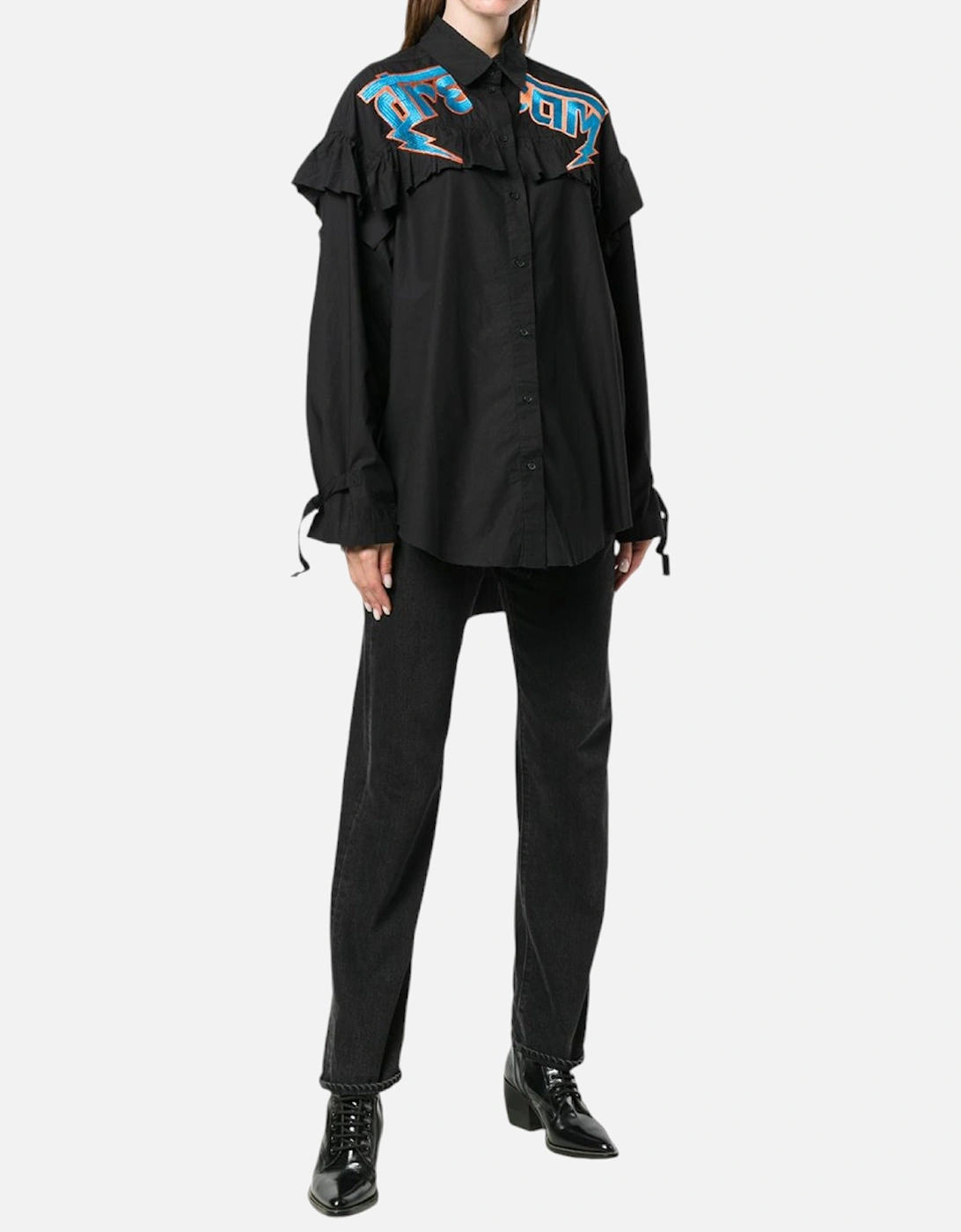 C BUL 0BAST Womens Oversize Shirt