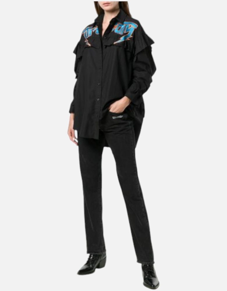 C BUL 0BAST Womens Oversize Shirt