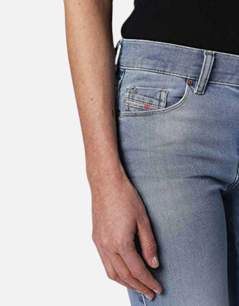 SANDY 084RH Womens Denim Jeans Faded Regular