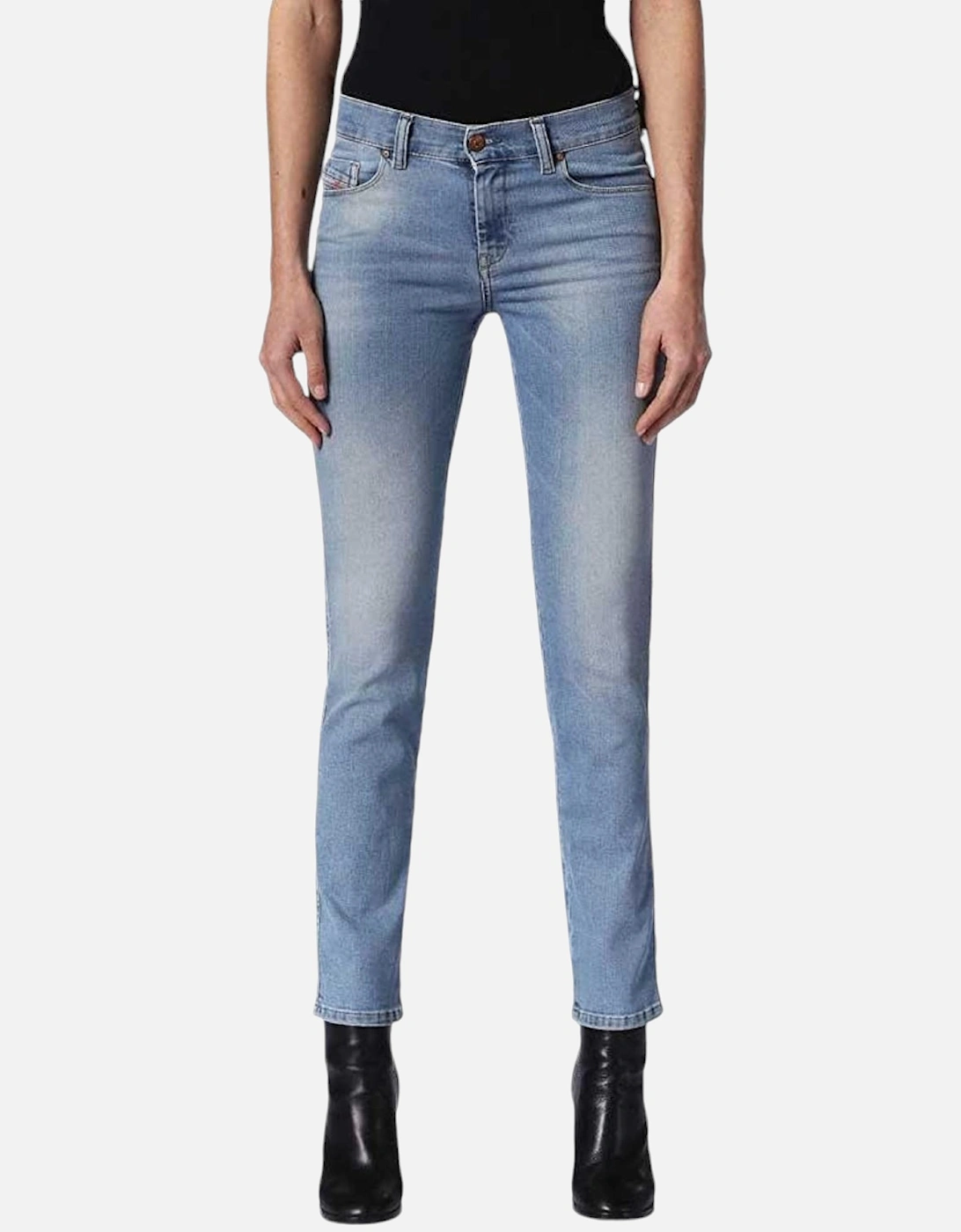SANDY 084RH Womens Denim Jeans Faded Regular, 6 of 5