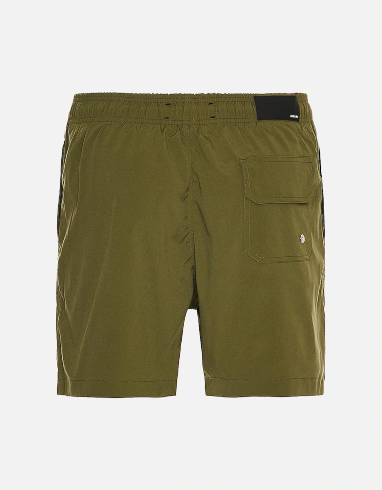 Core Logo Swimshorts in Military Green