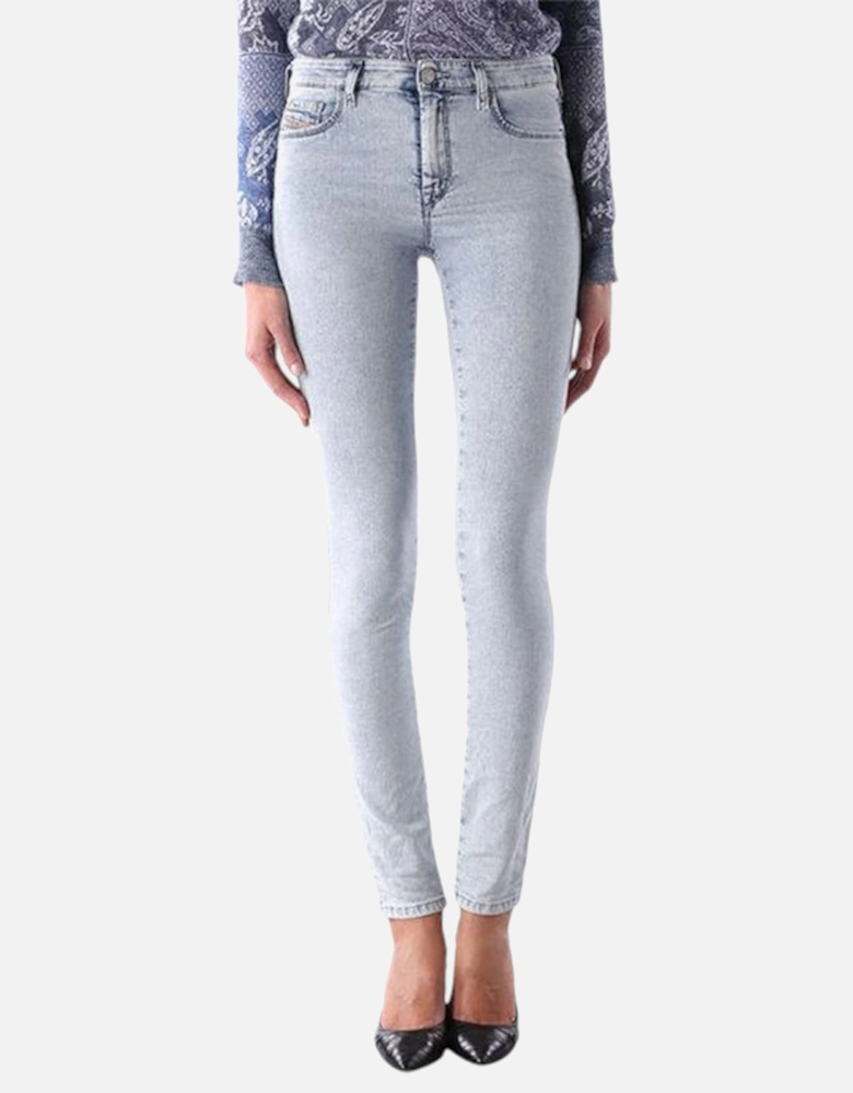 DORIS NE 0672C Womens Denim Jogg Jeans Super Slim Fit Skinny Sweat Pants