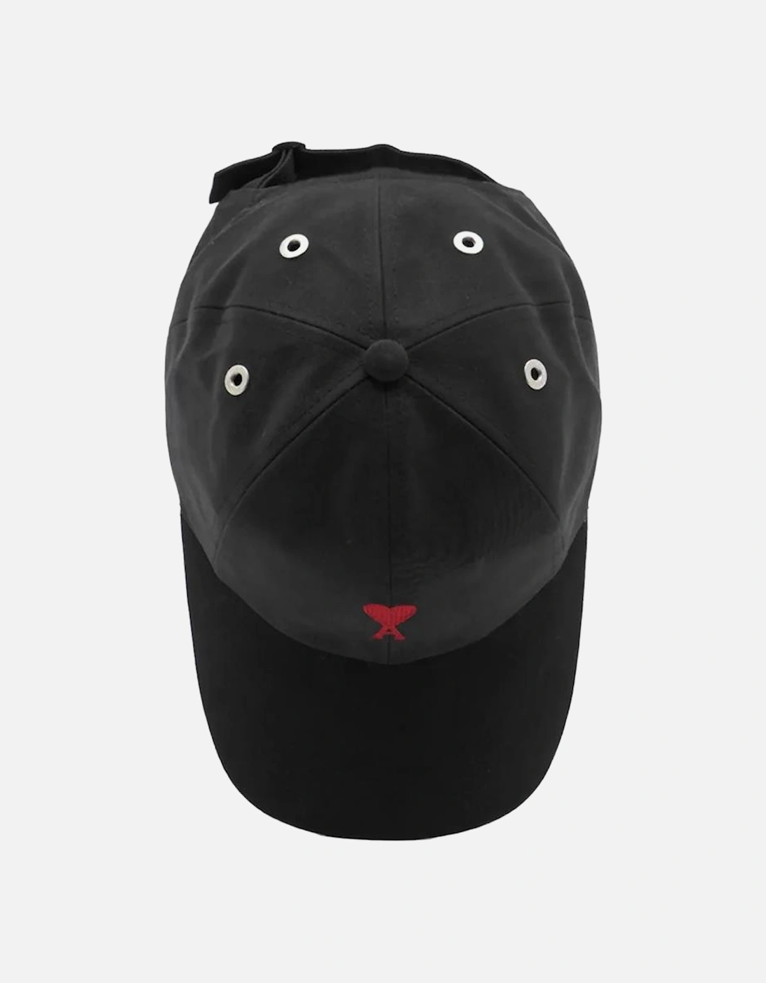 Red ADC Logo Embroidered Cap in Black