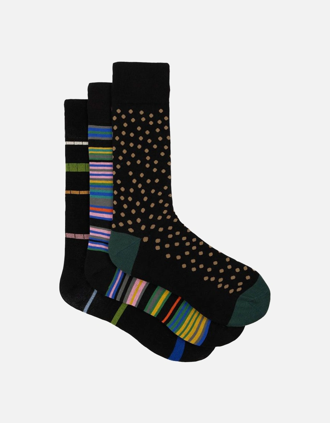 3-Pack Mixed Pattern Socks Gift Set, Multi, 6 of 5