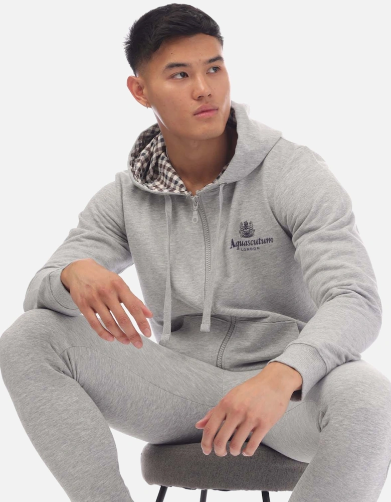 Mens Hooded Zip Sweatshirt