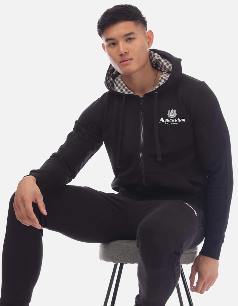 Mens Hooded Zip Sweatshirt