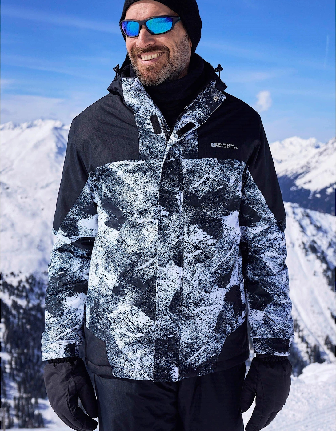 Mens Shadow II Printed Ski Jacket, 6 of 5