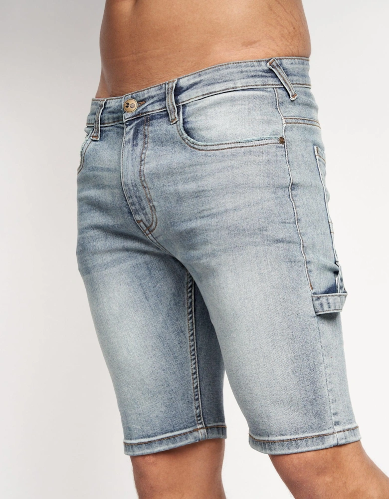 Mens Carpenter Denim Vintage Shorts