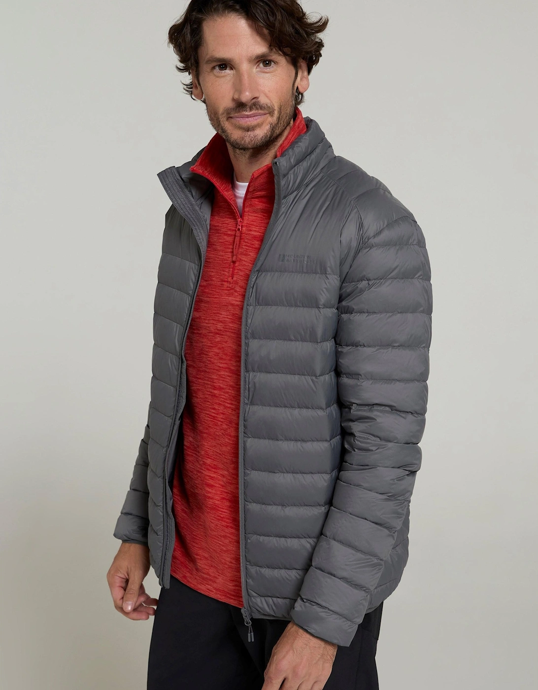 Mountain Warehouse Mens Featherweight II Down Jacket - Grey - Size: Regular/36 - Love the Sales