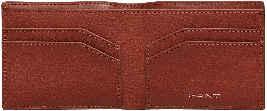 Leather Bifold Wallet, Sugar Almond