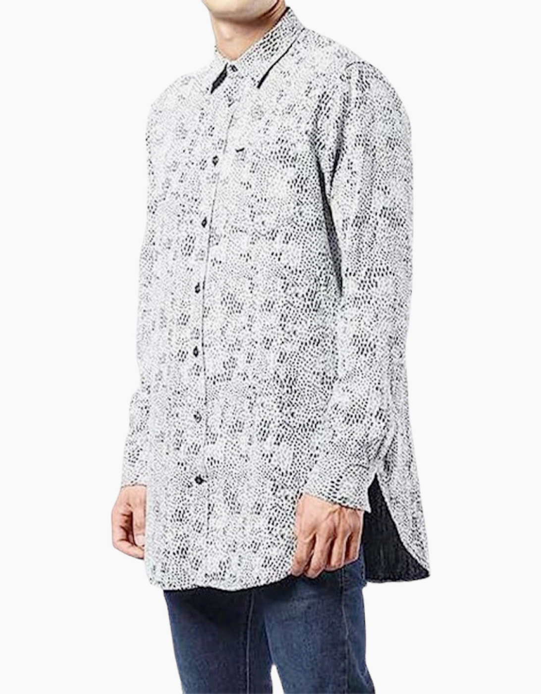 Diesel Men's Cream Filty 0Nane Shirt Long Sleeve Regular Fit Soft Cotton Camicia New  38/Regular M
