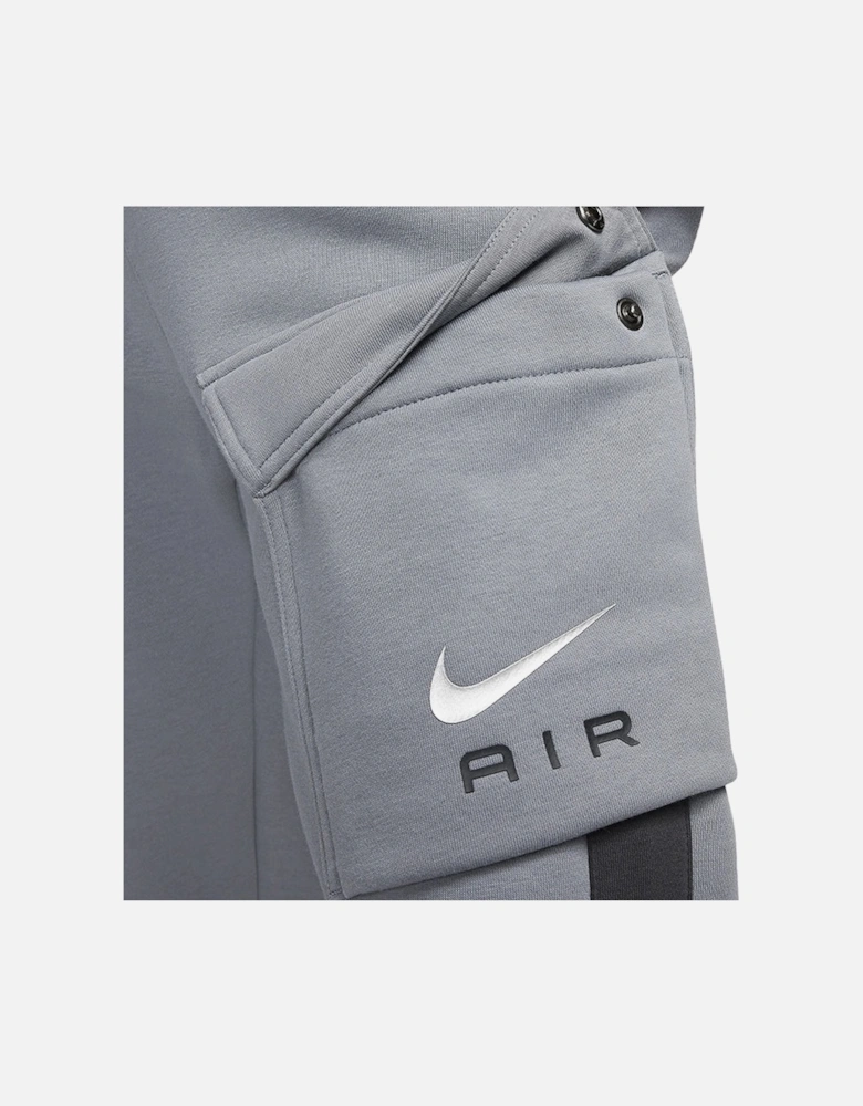 Air Tracksuit Mens Fleece Cargo Joggers Park Swoosh Overhead Panel Hoodie