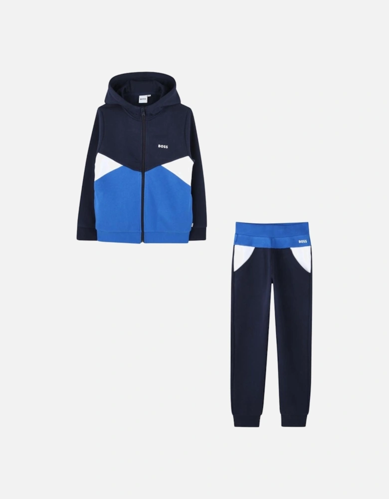 BOSS BLUE/NAVY TRACKSUIT J51118-J51152