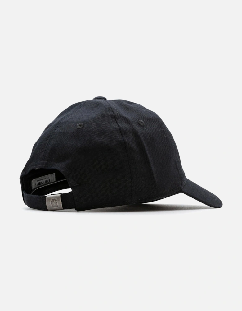 Canvas Script Cap - Black/White