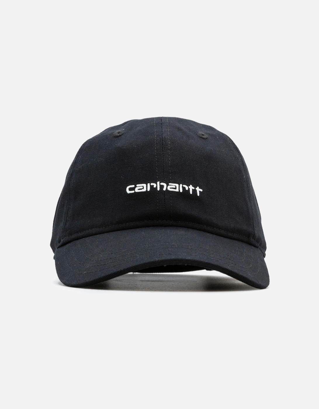 Canvas Script Cap - Black/White