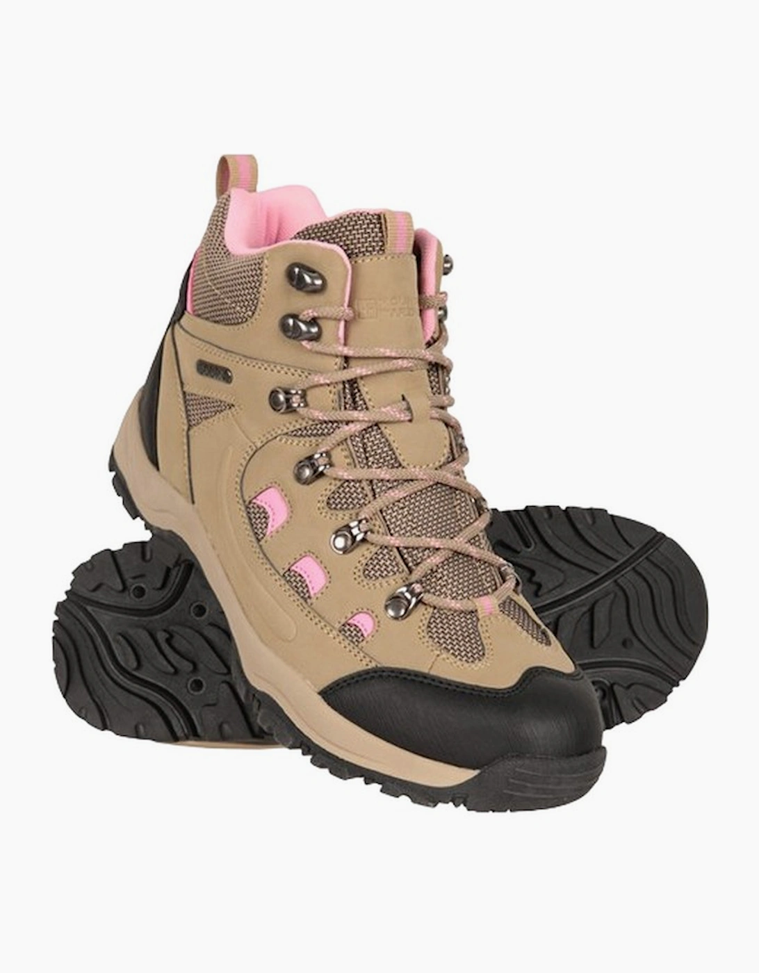 Mountain Warehouse Women's Cream / Adventurer Waterproof Walking Boots - Size 7.5 UK