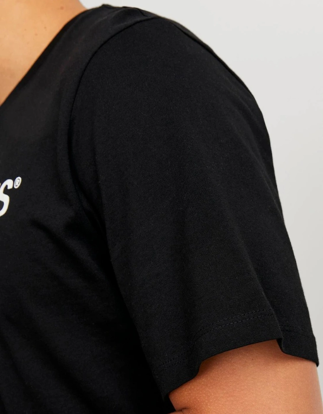 Essentials Corp Old Logo Short Sleeve O-Neck Tee Black