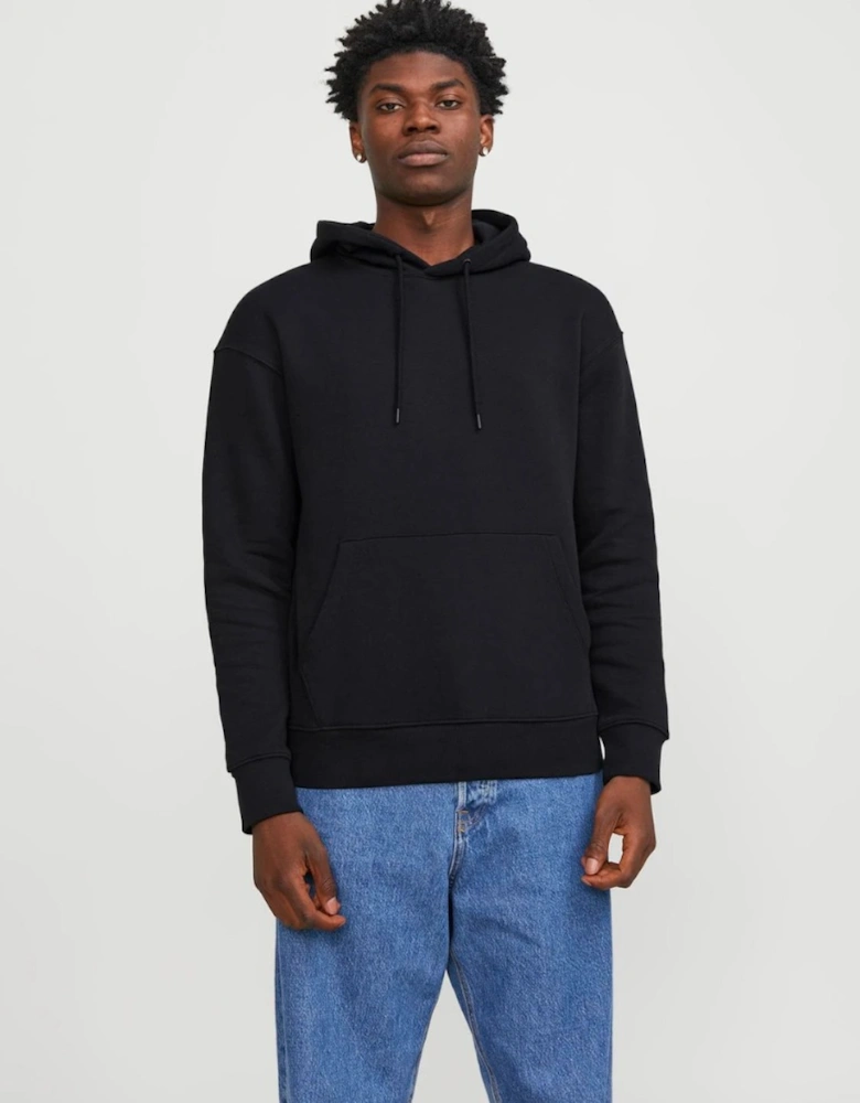 Essentials Star Hooded Sweat Black