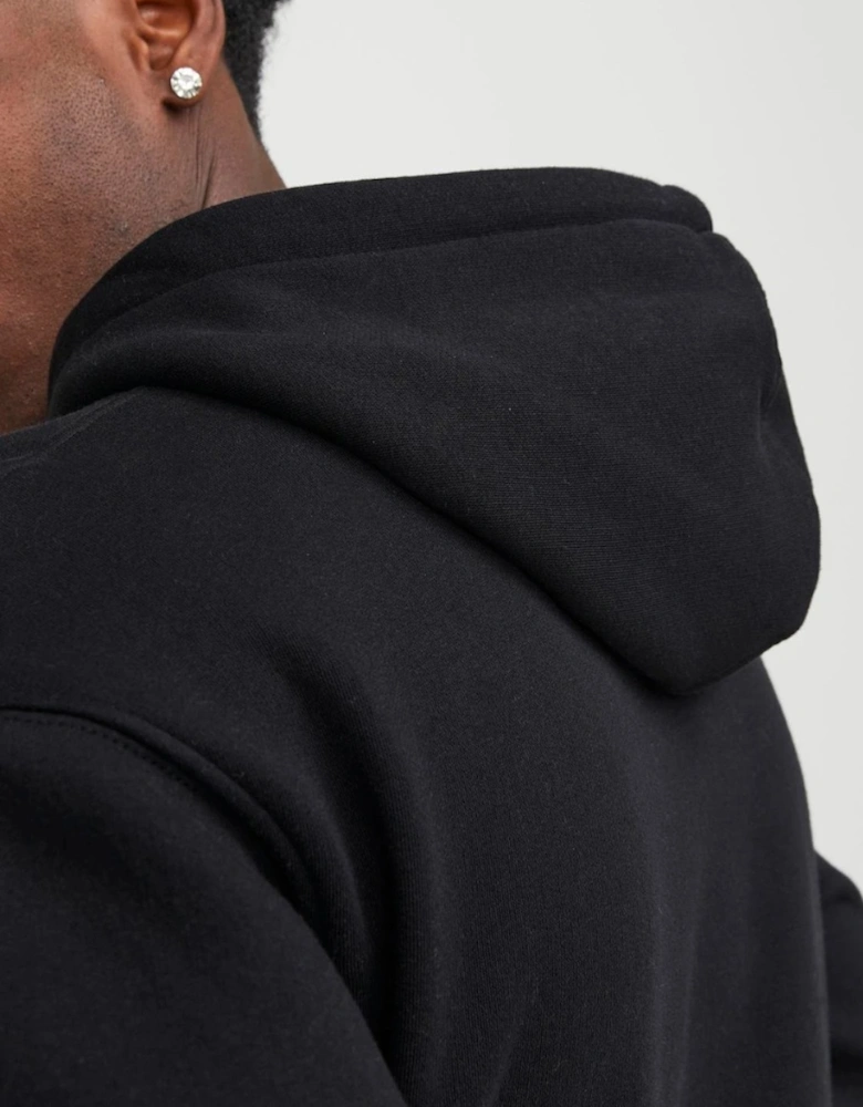 Essentials Star Hooded Sweat Black