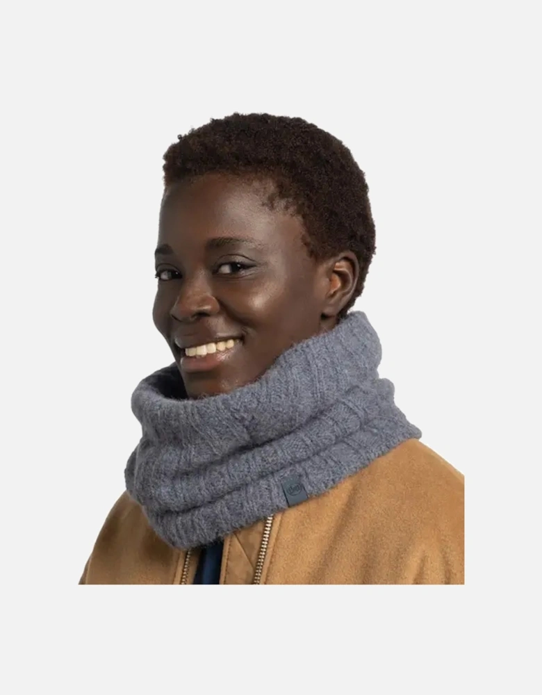 Buff Knitted Neckwarmer Nerla Water