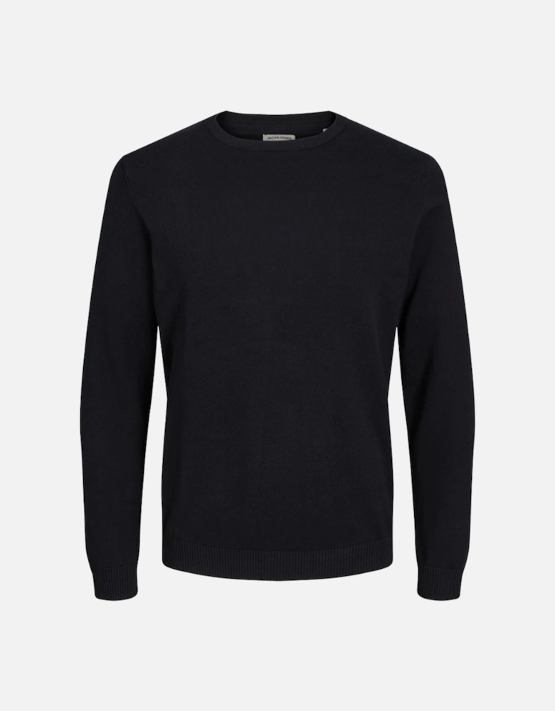 Essentials Basic Knit Crew Black