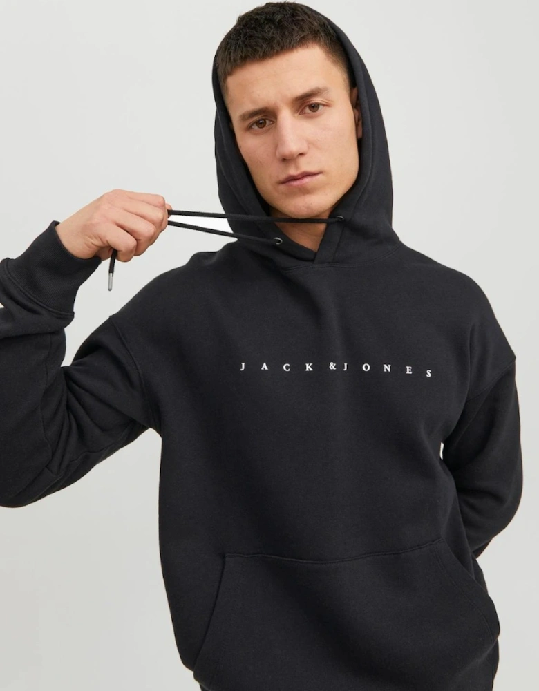 Essentials JJ Star Hooded Sweat Black