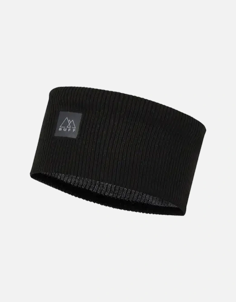 Buff Crossknit Headband Black