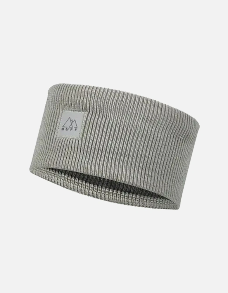 Buff Crossknit Headband Light Grey