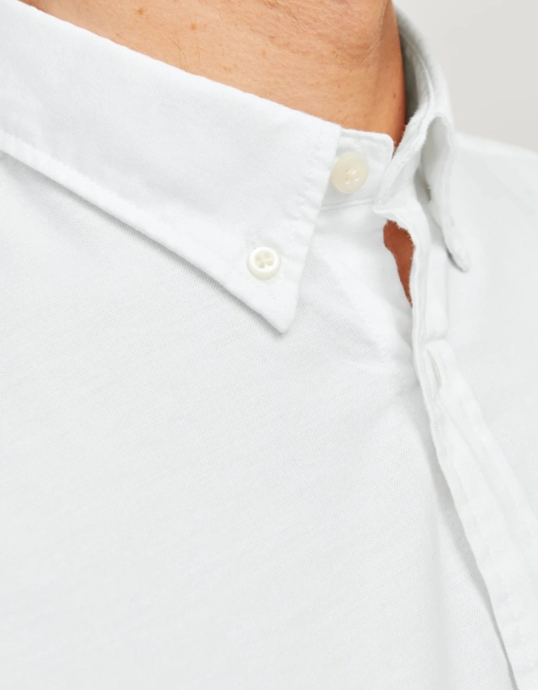 Premium Brook Oxford Long Sleeve Shirt White