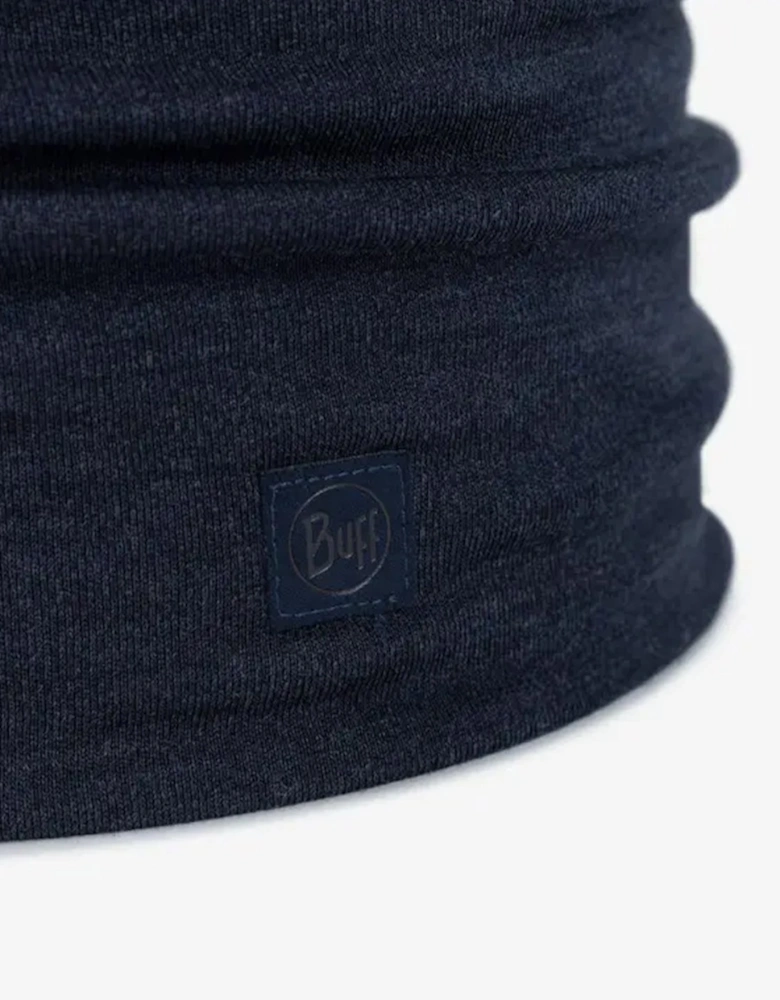 Buff Merino Heavyweight Neck Warmer Indigo