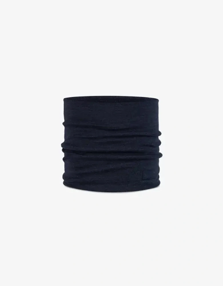 Buff Merino Heavyweight Neck Warmer Indigo